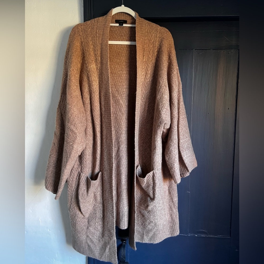 J.Crew Oversized Open Knit Sweater